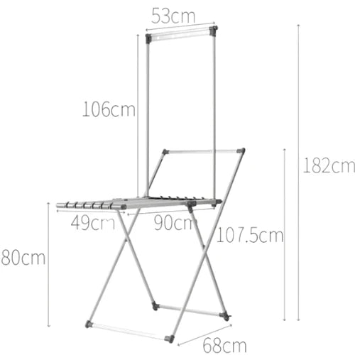 VARAL MULTIFUNCIONAL COMPACTO - INOX