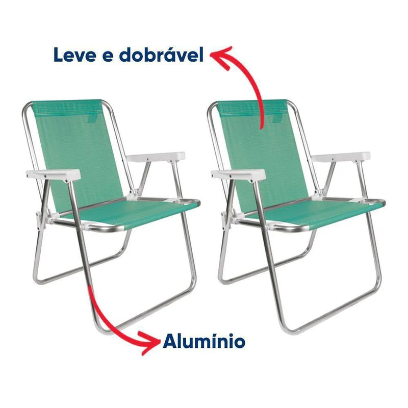 Barraca impermeável Abertura Automática (+ Brinde Kit 2 Cadeira de Camping)