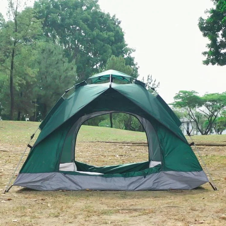 Barraca impermeável Abertura Automática (+ Brinde Kit 2 Cadeira de Camping)