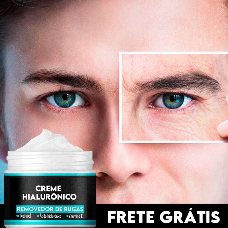 Creme Renovador Anti-Rugas Ácido Hialurônico