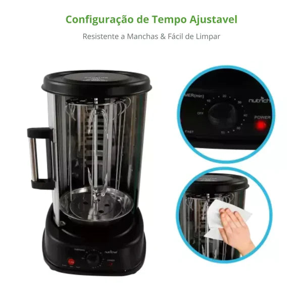 Forno Rotativo De Mesa Premium - BIVOLT