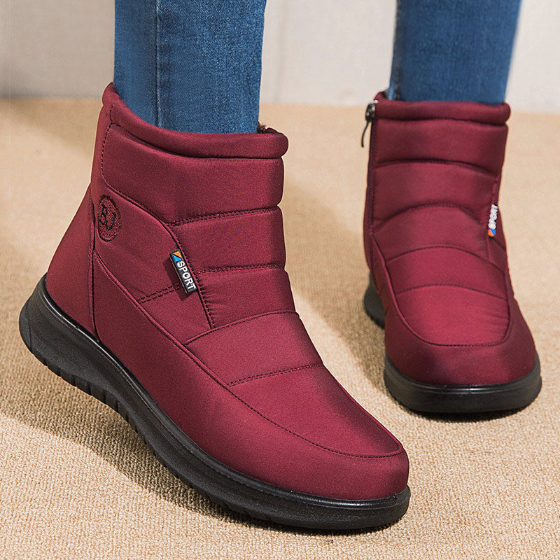 Bota Feminina de Inverno Peluciada - Impermeável