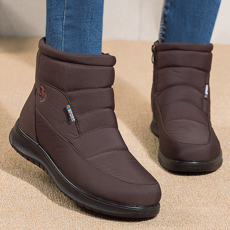 Bota Feminina de Inverno Peluciada - Impermeável